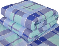 Bông chăn che lớn màu xanh duy nhất sinh viên duy nhất ký túc xá phòng khám điều dưỡng nhà trường giường bộ chăn gối
