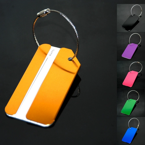 Металлическая багажная бирка, подвеска, чемодан для путешествий