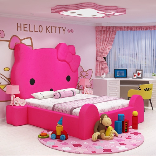 Кровать с hello kitty