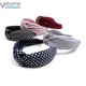 Hàn Quốc mới đơn giản vải sóng chấm hoa nút thắt nút headband băng đô mũ trùm đầu rộng vành phụ kiện tóc phụ nữ - Phụ kiện tóc kẹp càng cua hàn quốc Phụ kiện tóc