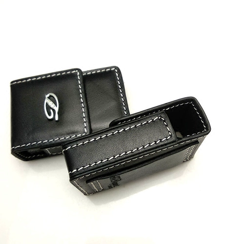 Зажигалка, аксессуары, кожаный чехол, ремень, воловья кожа, из натуральной кожи