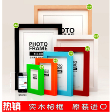 Настенные фотокартины 实木相框创意相框单框12寸 diy组合单框 挂墙相框