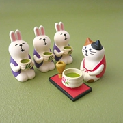 New Japan Zakka decole Sakura Tea Party Cherry Blossom Sanmao Cat Office Trang trí máy tính để bàn