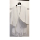 Scorpion 2018 mùa xuân và mùa thu mới màu trắng giản dị ba mảnh phù hợp với phù hợp với khí ngắn áo khoác nữ triều 0525RA măng tô nữ Business Suit