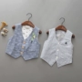 Trẻ em mỏng cotton vest 2018 chàng trai mới mùa xuân và mùa thu Hàn Quốc phiên bản của cardigan vest bé phù hợp với mùa hè áo khoác bé trai