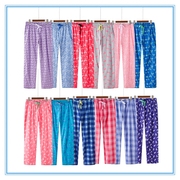 Pajama quần của phụ nữ quần cotton phần mỏng mùa hè thường nhà kích thước lớn ban nhạc đàn hồi chất béo mm mới hoang dã quần