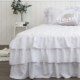 Hàn Quốc mua bông giường váy ngủ váy công chúa váy mô hình màu trắng tinh khiết giường khăn trải giường vải váy giấc mơ đẹp - Váy Petti
