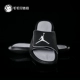 AIR JORDAN HYDRO 6 AJ6 Joe 6 màu đen và trắng đỏ Velcro của nam giới dép thể thao 881473-101