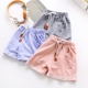 Quần áo trẻ em mùa hè 2018 quần short mới cô gái kẻ sọc quần âu 2-3-4 hoa quần short bé Hàn Quốc phiên bản Quần