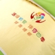Bông mẫu giáo quilt ba mảnh thiết lập với lõi rắn màu thêu logo trẻ em nap bìa là cotton bé giường mùa đông Bộ đồ giường trẻ em