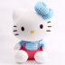 Xin chào HelloKitty Doll Hạt nano Bọt Hạt Cặp đôi KT Hello Kitty Doll Plush Toy - Đồ chơi mềm gấu bông teddy Đồ chơi mềm