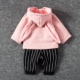 Nữ bé xuân 3 bộ 2 bé bé 0 bé 1 tuổi thời trang quần áo thủy triều thu đông mùa đông nước ngoài ngắn tay thu đông Phù hợp với trẻ em