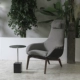 Nội thất khách sạn ghế sofa hiện đại đơn giản sợi thủy tinh ngồi có thể ngả thiết kế ghế giải trí