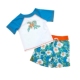 MMW KIDS Boy Summer Summer Mẫu họa tiết chống nắng Jumpsuit dễ thương + Quần short 2 mảnh áo tắm quần áo trẻ em xuất khẩu Đồ bơi trẻ em