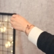 Phiên bản Hàn Quốc của vòng tay nữ đơn giản hoang dã Nhật Bản và bạn gái Hàn Quốc bạn gái Sen mở vòng tay vàng hồng cá tính vòng tay trang sức vòng tay tinh lâm Vòng đeo tay Cuff