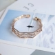Thời trang hàn quốc rose gold geometric mở vòng đeo tay nữ Hàn Quốc phiên bản của hoang dã vòng đeo tay đơn giản xu hướng sinh viên bracelet trang sức
