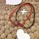 New red rope moonstone dâu tây pha lê vòng chân Zhaozheng Taohuawang tình yêu nữ mô hình có thể điều chỉnh kích thước Vòng chân