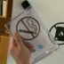 Giấy giấy chai nước mùa hè thể thao với nắp ấm đun nước A5 đơn giản xách tay phẳng sinh viên nhựa cốc nước sáng tạo