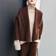 MMCO ◆ 2017 mùa đông mới handmade hai mặt len ​​áo len áo ngắn lỏng phù hợp với phụ nữ quần áo