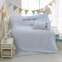 Mẫu giáo quilt ba mảnh thiết lập với lõi mùa xuân và mùa hè bé trẻ em bộ đồ giường cotton bé nap quilt chần bốn mùa ga giường công chúa