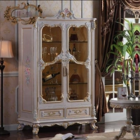 Tủ rượu sang trọng châu Âu Đồ nội thất sơn Pháp - Nhà cung cấp đồ nội thất 	nội thất đồ gỗ treo tường