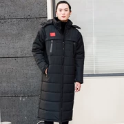 Xác thực Yian tuyết trên đầu gối phần dài theo dõi nam giới và phù hợp với đào tạo lĩnh vực mùa đông - Quần áo độn bông thể thao