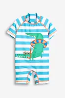 Bộ đồ bơi chống nắng cá sấu sọc xanh da trời NEXT của thương hiệu Anh (3mths-7yrs) - Đồ bơi trẻ em đồ bơi trẻ em chất lượng