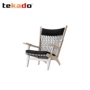 Tekado Bắc Âu thiết kế gỗ nội thất ghế lưới lưới ghế Trung Quốc dệt ghế phòng chờ sofa gỗ nguyên khối