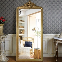 Платье зеркало стена настенное зеркало Домохозяйство в европейском стиле ретро -тестовое зеркало