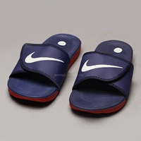 Nike Kawa Móc lớn màu đen và trắng có thể điều chỉnh Dép thể thao Velcro 834818-404 - Dép thể thao giày bitas