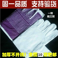 Двойная слоя сгущенного полной 24 -й линии анти -образной защиты с твердым и один для всех, чтобы защитить износ перчатки -устойчивые мужские хлопковые перчатки
