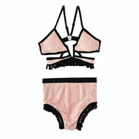 Màu đỏ lưới với màu hồng gợi cảm tua rua kích thước bikini bikini nóng bỏng mùa xuân áo tắm nữ - Bikinis váy tắm biển đẹp