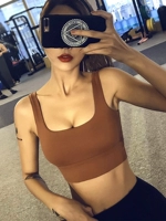 Yian Tread Fitness Girl Net Đồ lót thể thao màu đỏ chống sốc Thu thập kiểu dáng Yoga Vest chuyên nghiệp Nhanh khô - Đồ lót thể thao áo bra tập yoga