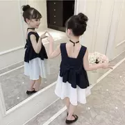 Quần áo trẻ em bé gái mùa hè 2019 mới lớn trẻ em phiên bản màu của Hàn Quốc phù hợp với váy công chúa - Khác