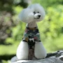 UNPET Breguet Pet Dog Dress Summer Dress Casual Teddy Bear Bear Ngụy trang Áo thun thể thao ngắn tay - Quần áo & phụ kiện thú cưng quần áo cho chó phốc sóc
