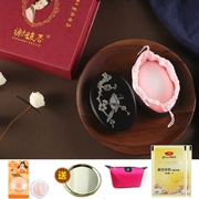 Xie Yuchun bột trứng vịt Hàng Trung Quốc chính hãng hộp sơn mài thủ công trang điểm quốc gia 40g cố định phấn trang điểm phấn phủ bột để gửi hộp phồng