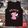 Tay áo 2019 hoạt hình Stitch quần áo mùa hè Áo thun nam thể thao giản dị lưới vest mới wicking thoáng khí - Lót áo ba lỗ nam cao cấp