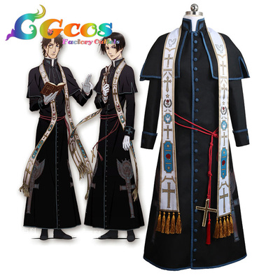 taobao agent COSPLAY Clothing Vatican Miracle Investigator Father Server Hihehe/Robert Pack Express