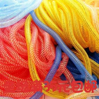Разноцветная эластичная сетка, одежда, украшение, аксессуар для волос, 16мм, золото и серебро