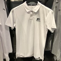 Áo thun nam Anta áo thun chính hãng 2018 hè mới thoáng khí áo polo ngắn tay trắng 15827190R - Áo polo thể thao áo polo bé trai