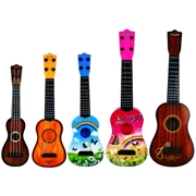 Nhà máy trực tiếp có thể chơi nhạc cụ tưởng tượng hạt gỗ trẻ em guitar mô phỏng dây thép ukulele đồ chơi - Nhạc cụ phương Tây