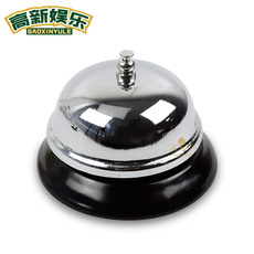 Фишки 德州扑克比赛铃铛买定离手比赛响铃开牌按铃桌面游戏筹码铃铛