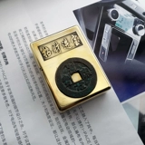 Ретро оригинальные дизайнерские монеты, инкрустация камня, нашивка, зажигалка на керосине, на удачу, делается под заказ