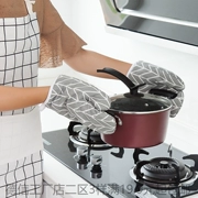 Lò nướng cách nhiệt lò nướng dày công cụ nướng lò vi sóng chịu nhiệt độ cao 2732 găng tay chống nóng [hai] - Bảo vệ xây dựng