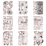 Прозрачные силиконовые марки, фотоальбом, альбом для карточек ручной работы, 10×15см, «сделай сам»