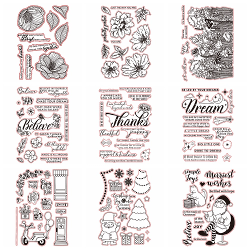 Прозрачные силиконовые марки, фотоальбом, альбом для карточек ручной работы, 10×15см, «сделай сам»