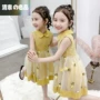 Váy bé gái mùa hè 2019 quần áo trẻ em mới siêu phong cách thời trang váy hè lưới đỏ phiên bản Hàn Quốc của váy công chúa - Váy đầm cho bé