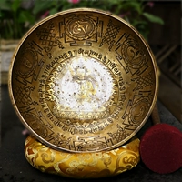Непал ручной заглушки Bodhisattva amitabha for Custom Sculpting Buddhist Sound Winno йога Muddy Therapy Bowl
