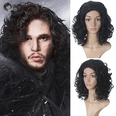 taobao agent Cosplay anime wigs of the gimmick home game ice and the song of fire Jonxino black short hair