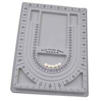 Bead Design Plastic Rectangle Board Making Tools Jewelry